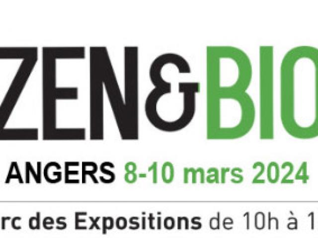 Retrouvez nous au Salon ZE ET BIO d'Angers du 8 au 10 mars 2024!